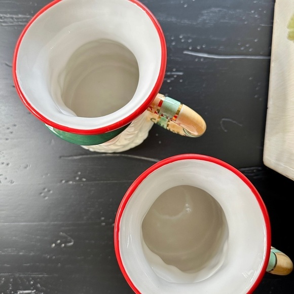 SET-2, VINTAGE, DEPT. 56, SANTA CRUISE TOBY MUGS FROM THE ST. NICK GETAWAY COLL. - Picture 2 of 9